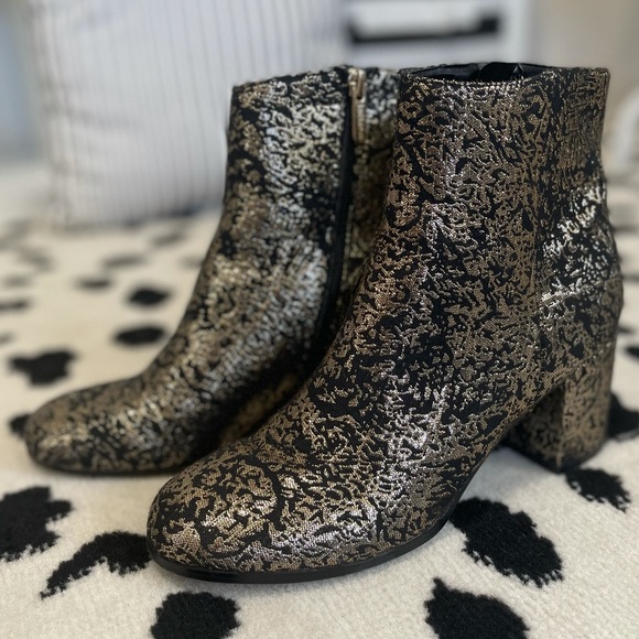 Metallic marbled booties Indigo Rein - Picture 2 of 4